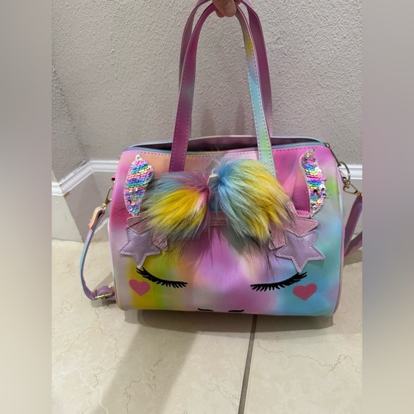 Other - Girls Colorful Unicorn Duffle Bag
